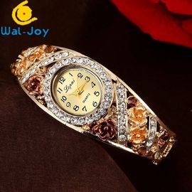 Wj-6534 nieuw van de de Fabrieks Direct Klassiek Bloem van het Aankomst Uniek Ontwerp de Armbandhorloge